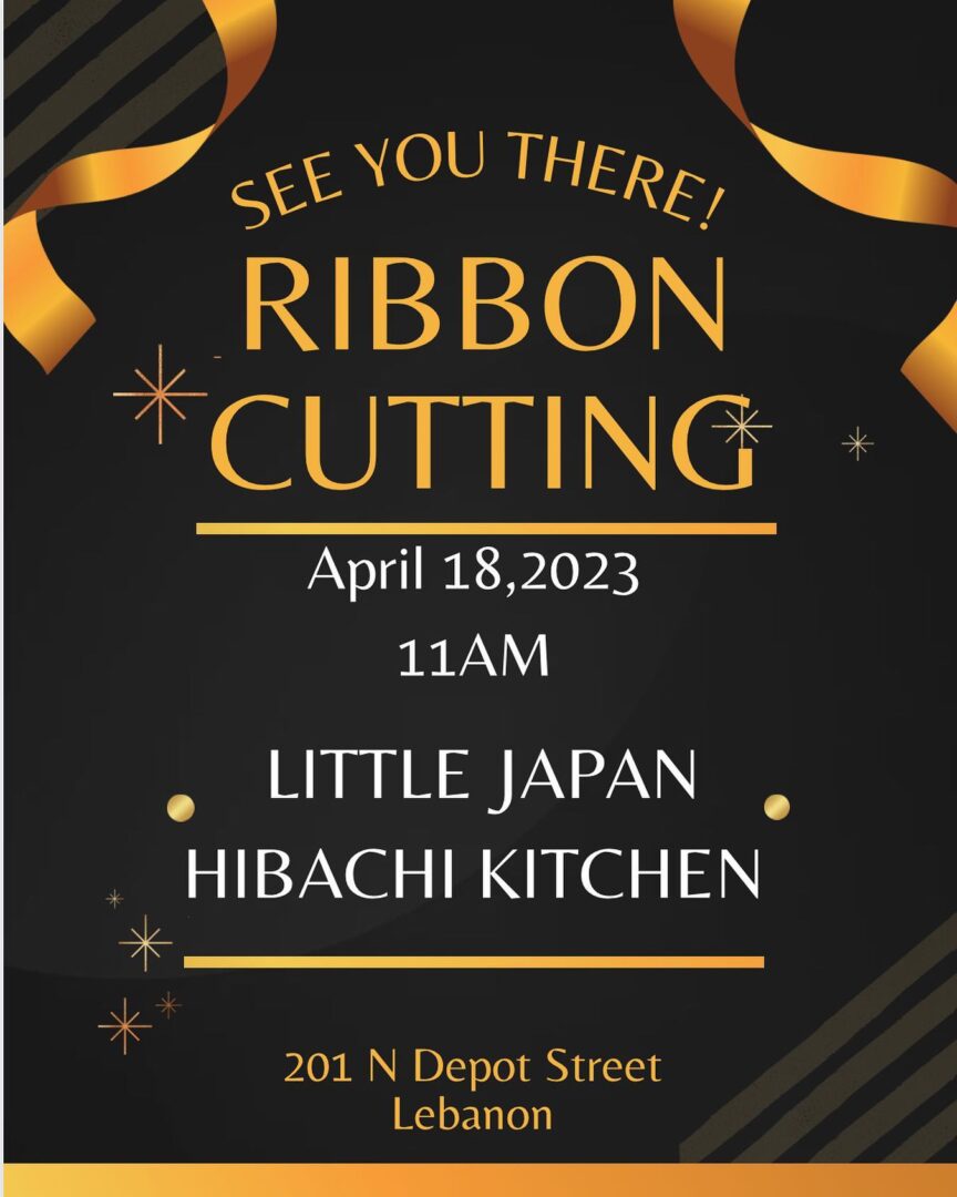 Ribbon cutting at Little Japan Hibachi Kitchen in Lebanon, KY - Visit ...
