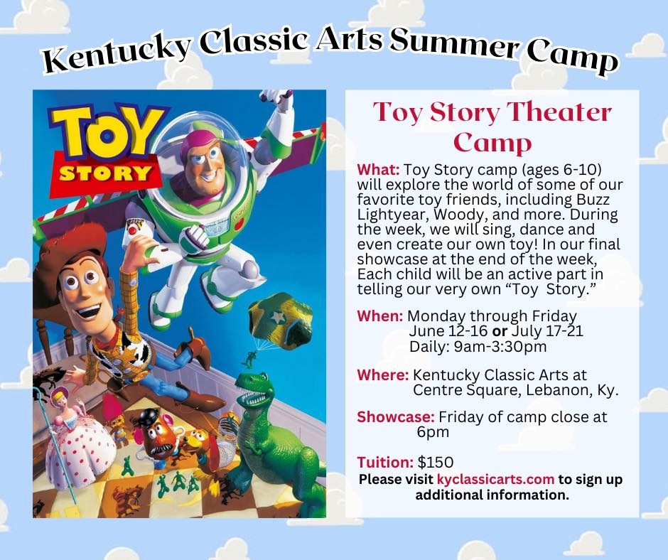 Kentucky Classic Arts Summer Camp Toy Story Theater Camp Visit