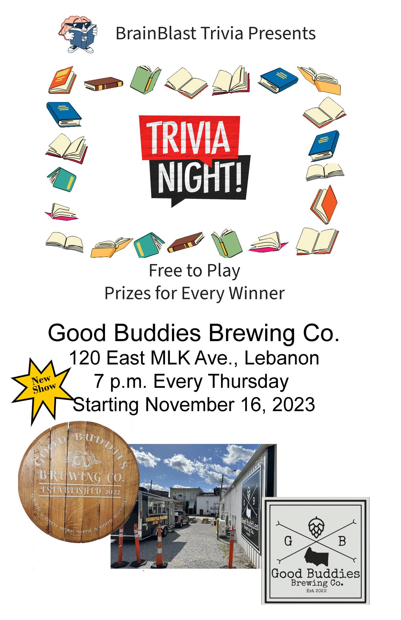 Trivia Night at Good Buddies Brewing Company