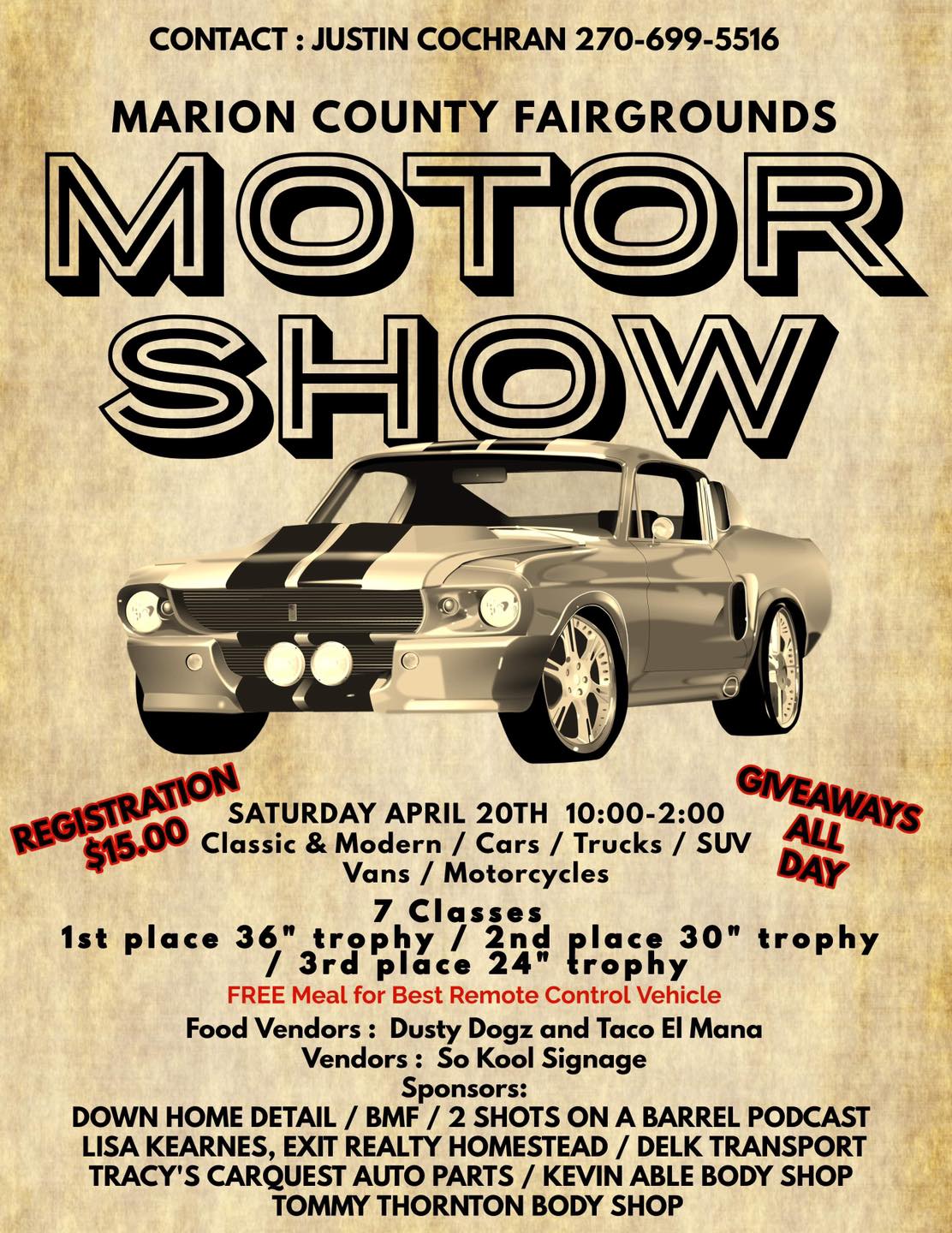 Marion County Fairgrounds Motor Show