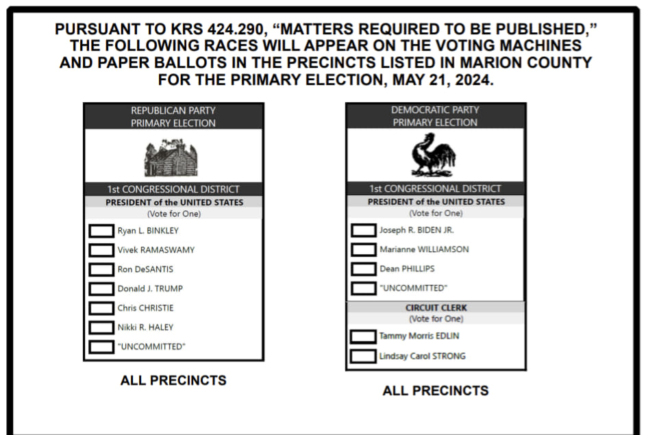 May Primary Election