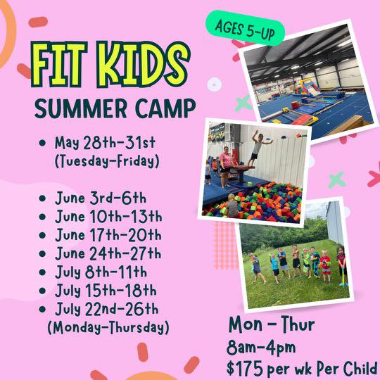 Fit Kids Summer Camps - Registration now open