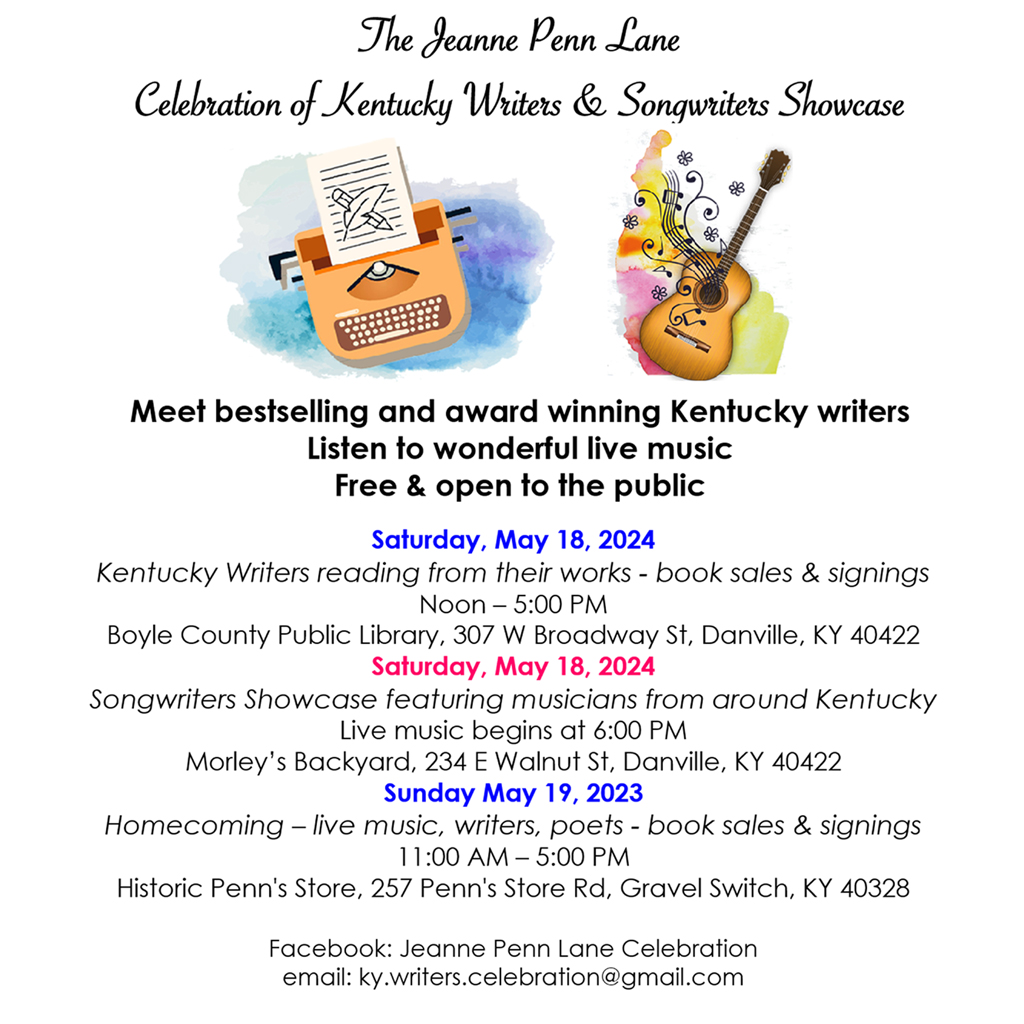 The Jeanne Penn Lane Celebration of Kentucky Writers & Songwriters Showcase