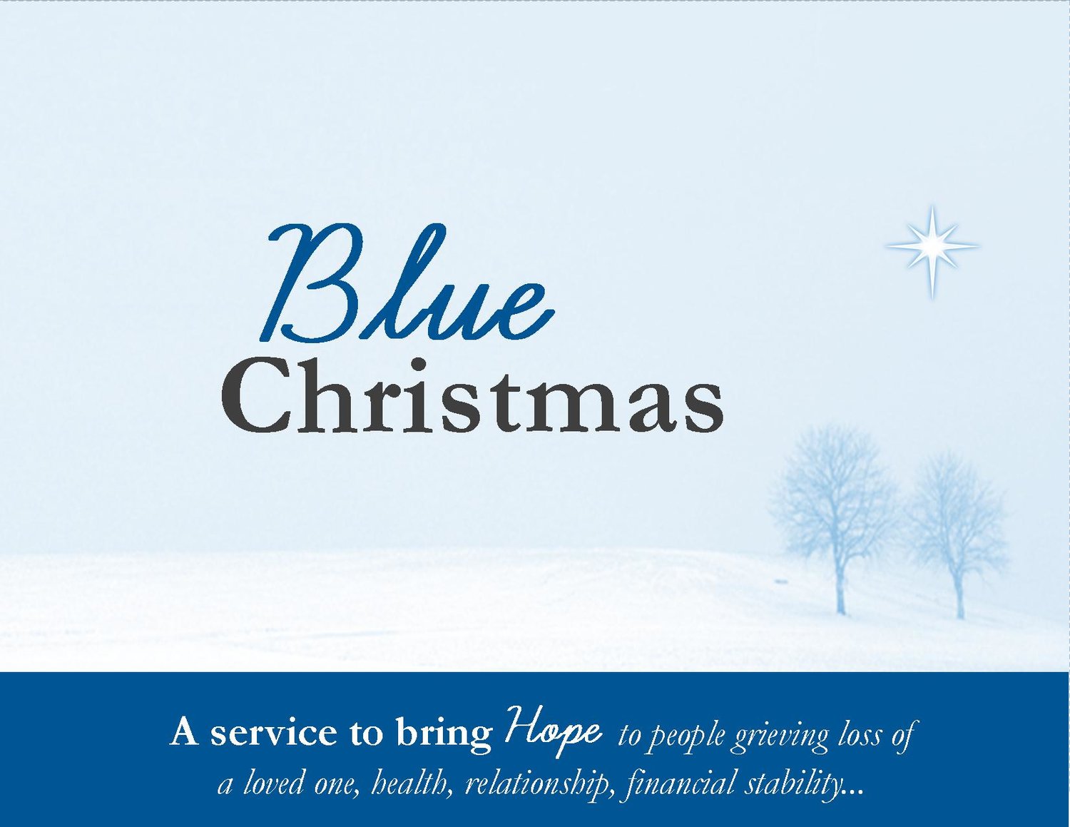 Blue Christmas Service