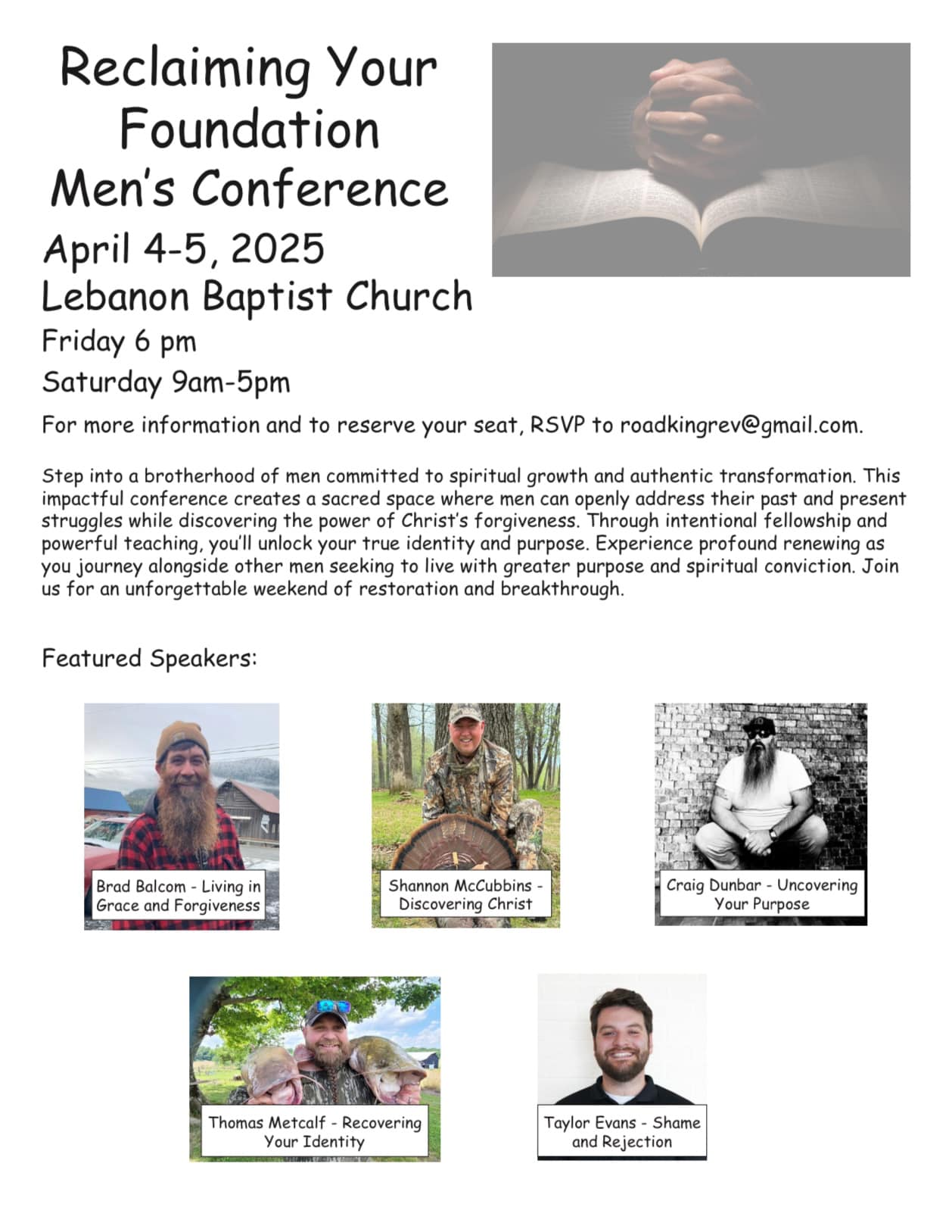 Lebanon Baptist Men's Conference