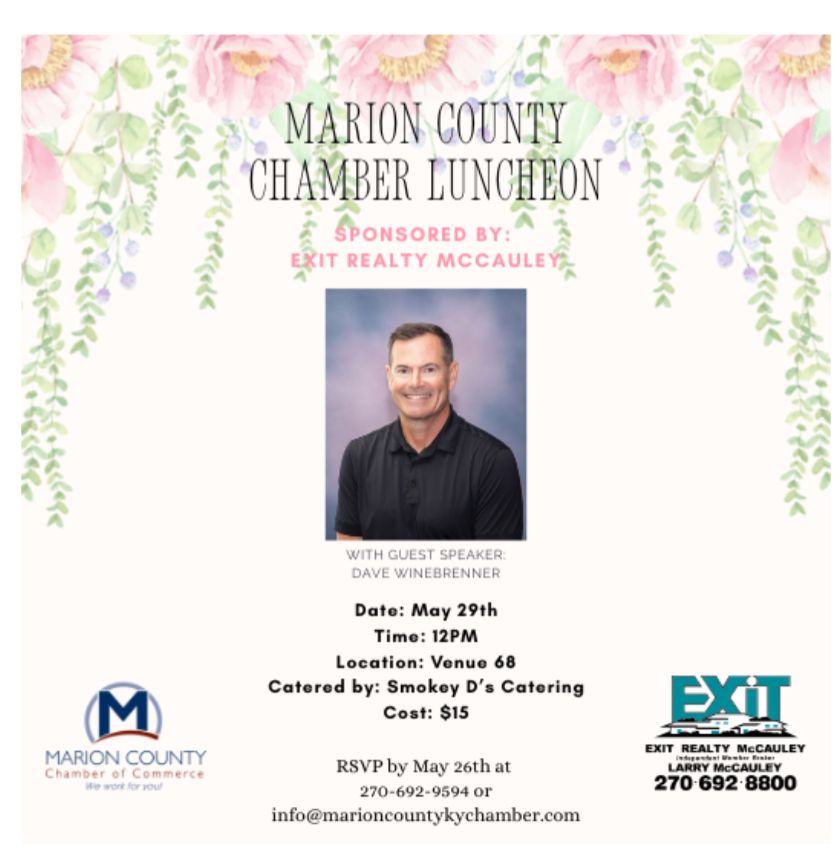 Marion County Chamber of Commerce Monthly Luncheon