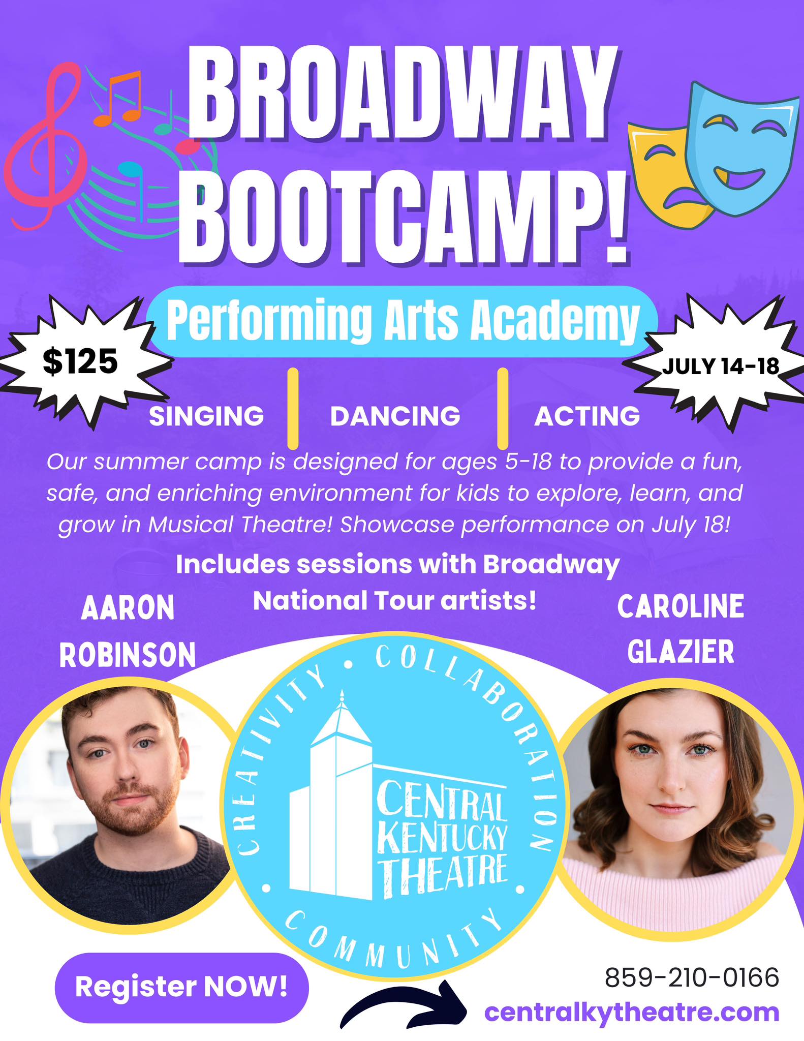 Registration Now Open for CKT Broadway Bootcamp