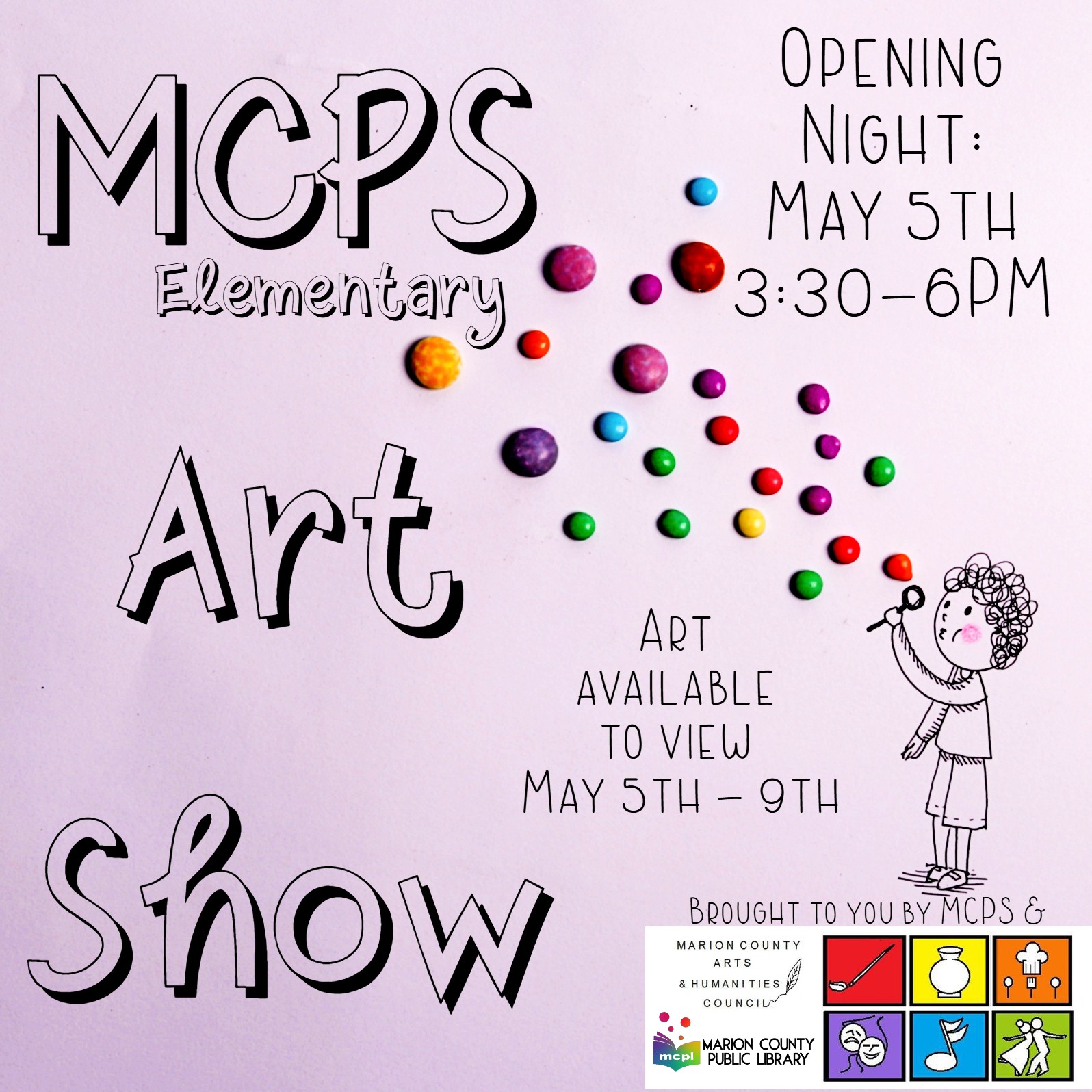MCPS Elementary Art Show at MC Public Library