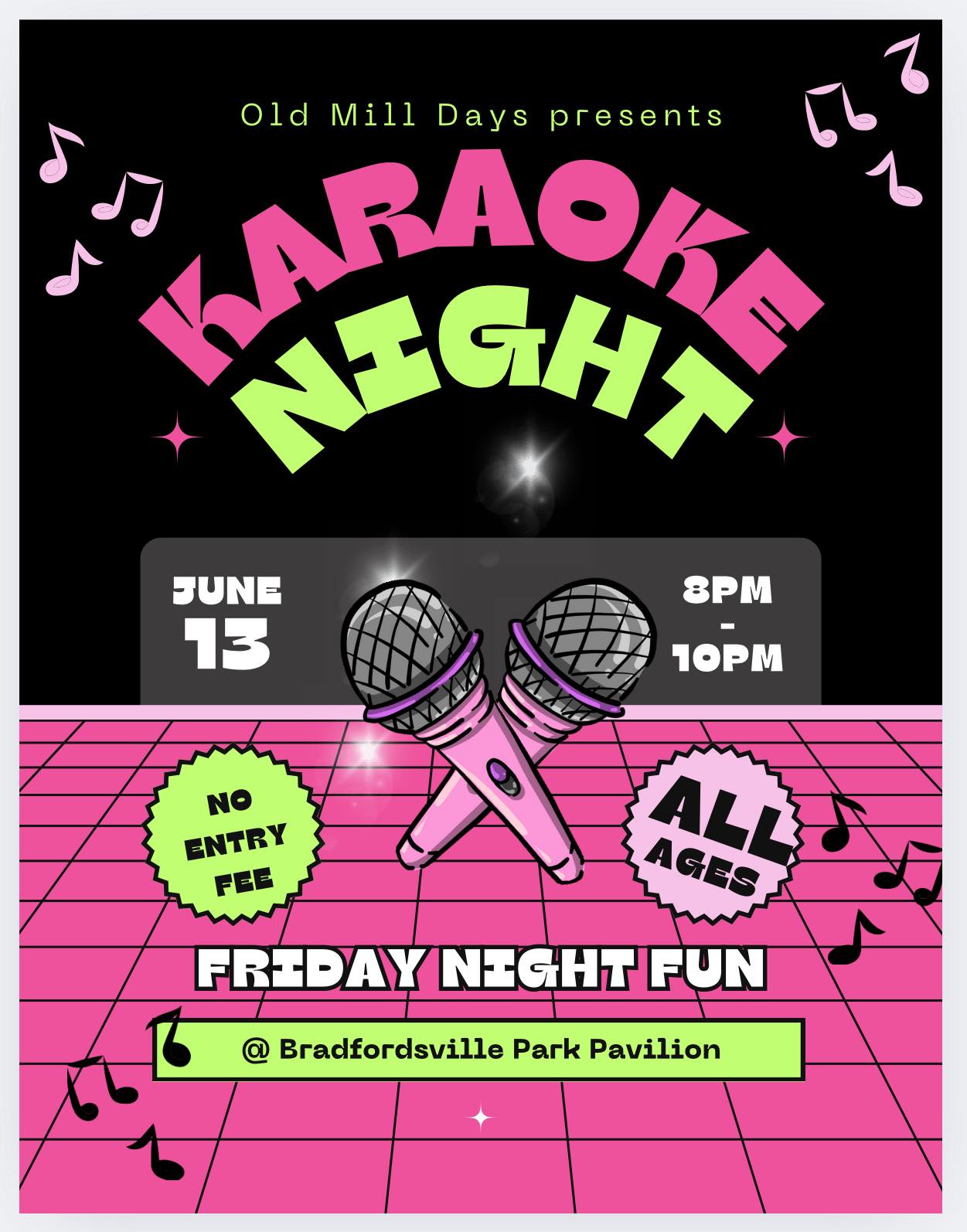 Bradfordsville's Old Mill Days Karaoke