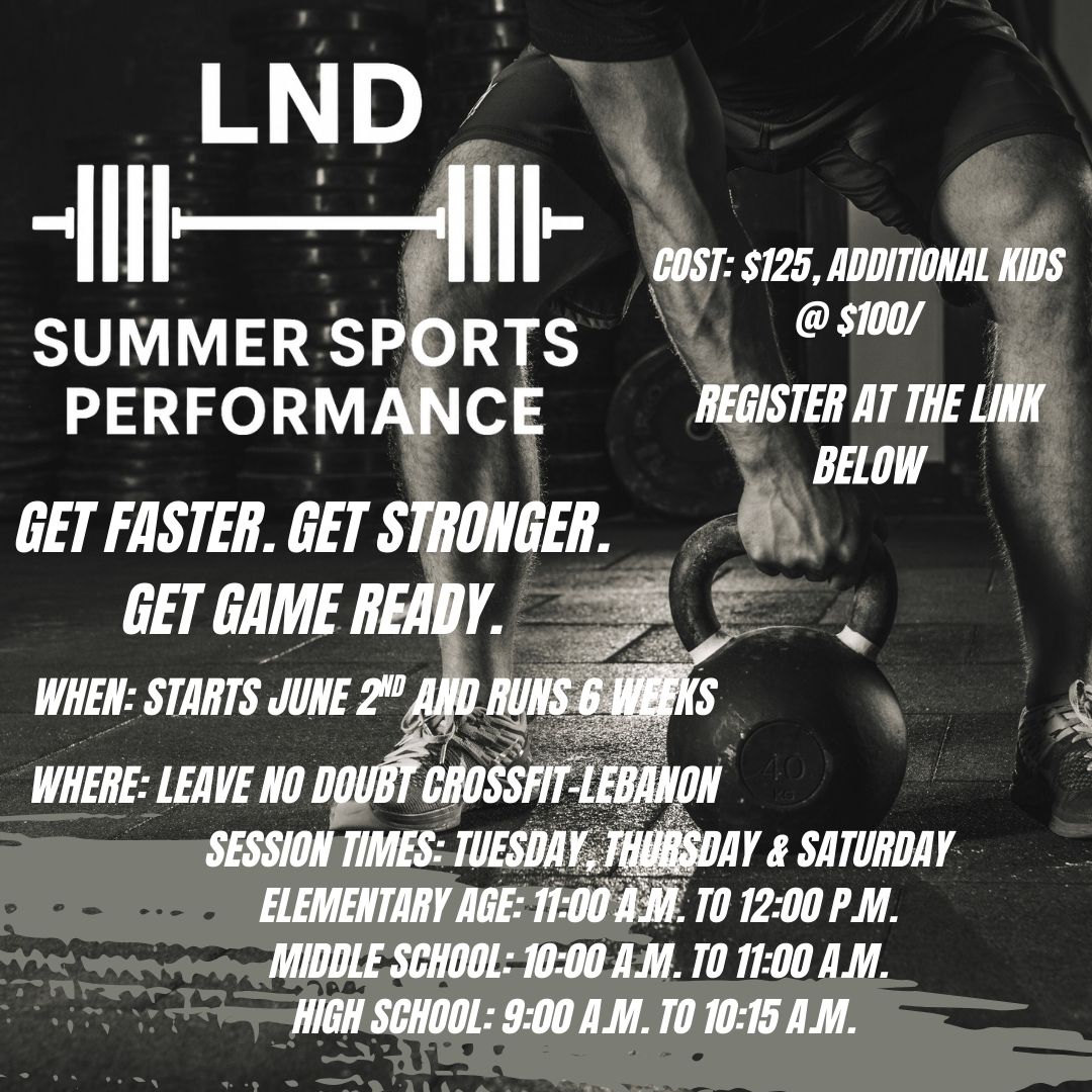 Summer Sports Performance Program - Sign Ups Open
