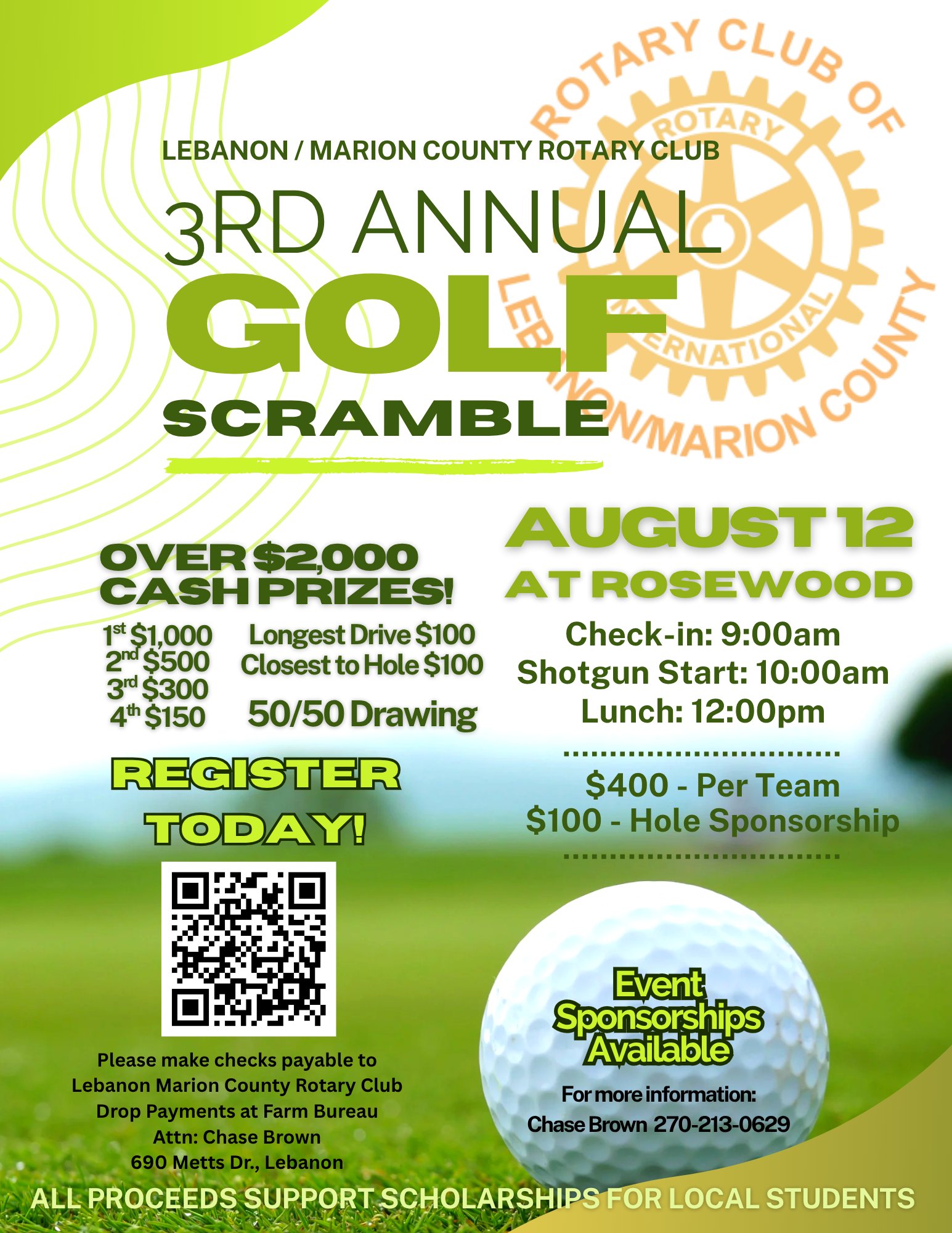 Third Annual Rotary Golf Scramble