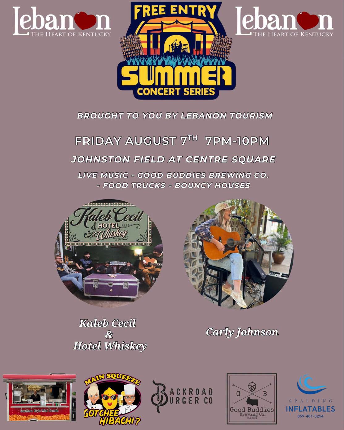 Lebanon Tourism's Summer Concert Series
