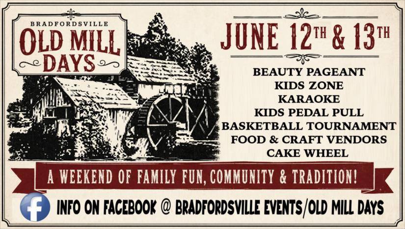 Bradfordsville's Old Mill Days