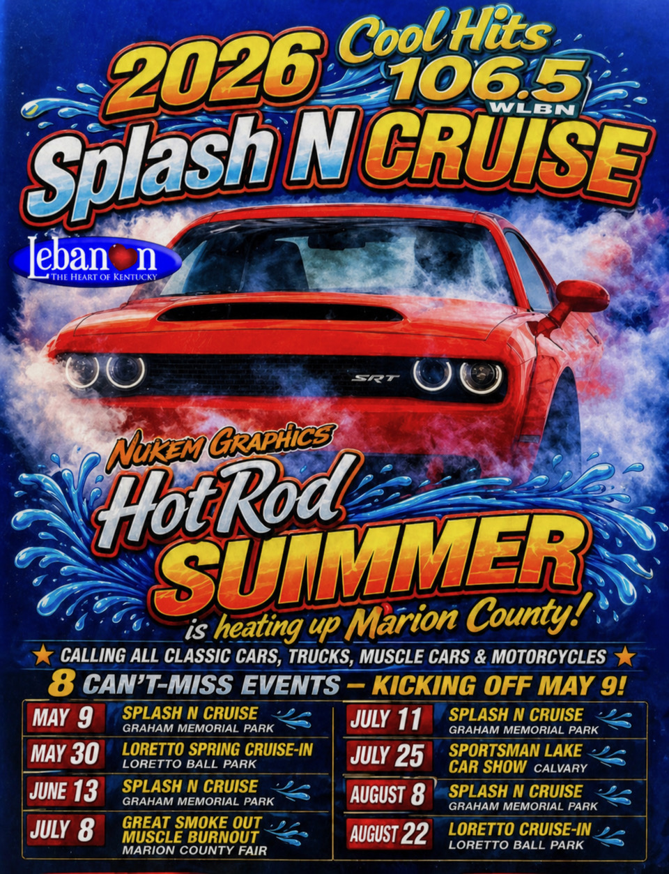Cool Hits 106.5 WLBN Splash N Cruise