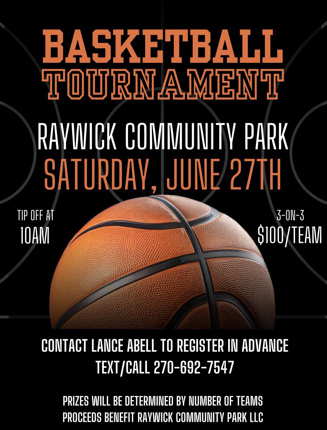 Raywick Homecoming 3 On 3 Basketball Tournament