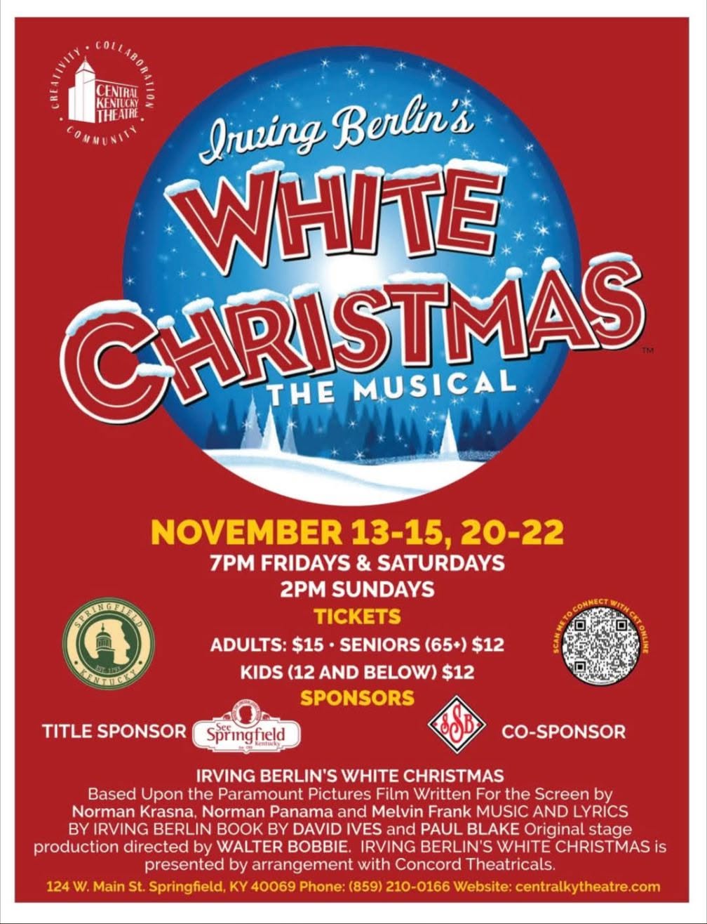 Central Kentucky Theatre 2026-2027 Season - White Christmas