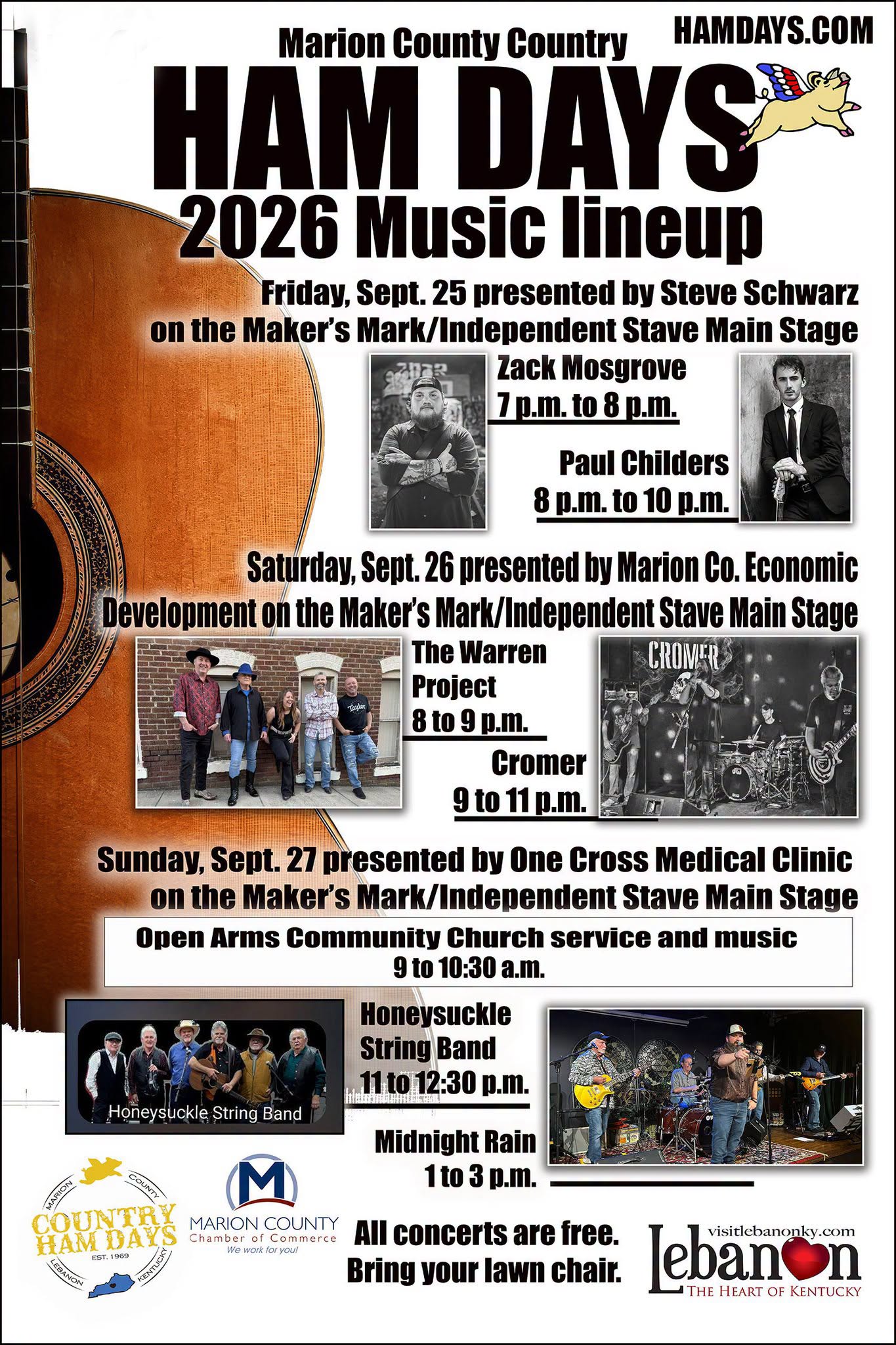 Marion County Country Ham Days Main Stage Music