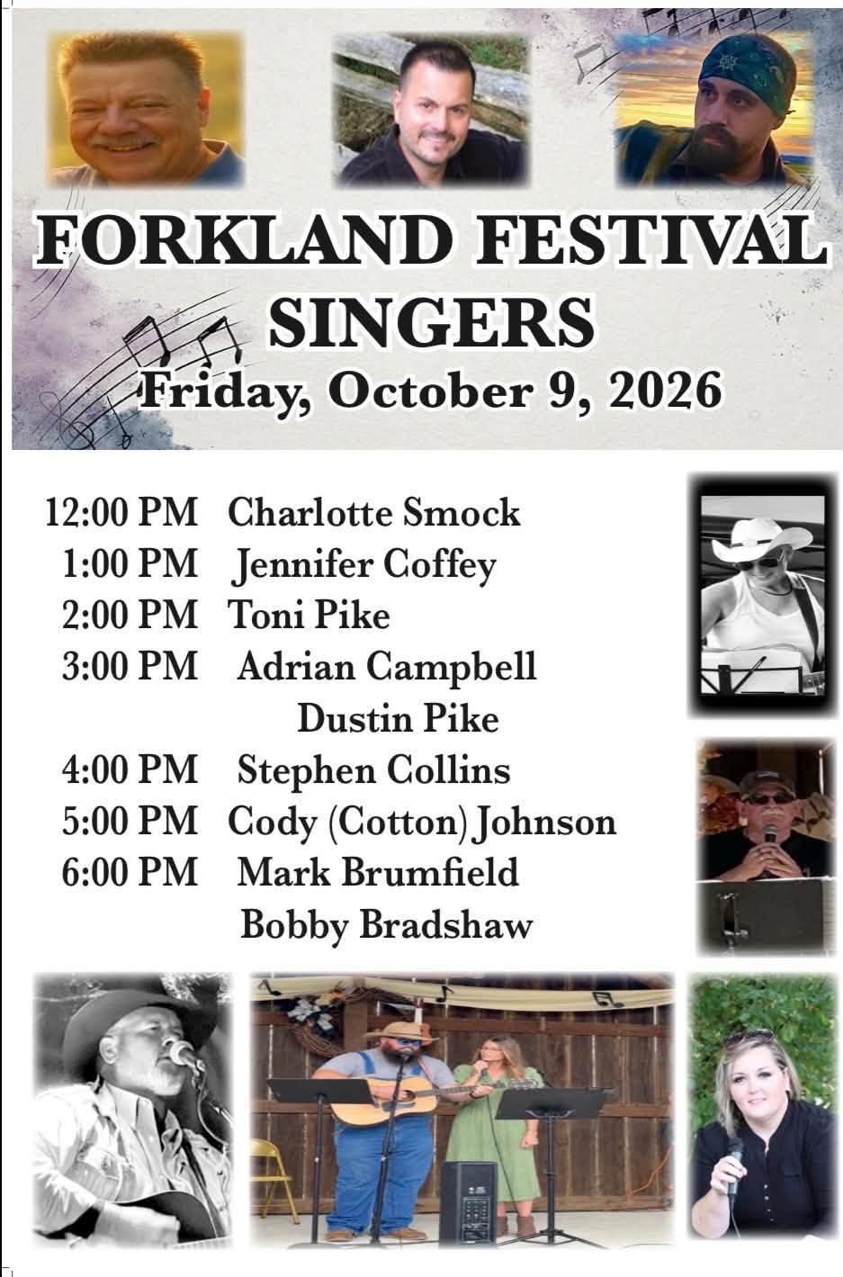 Forkland Festival Heritage and Review Music
