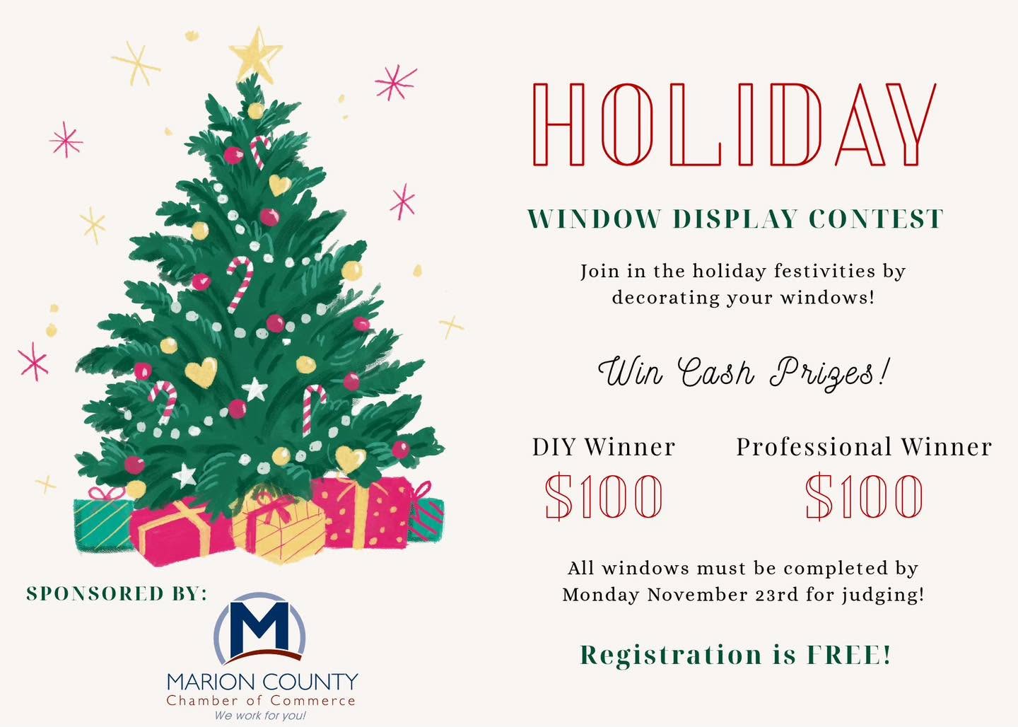 MC Holiday Window Contest- Submit by Nov. 23